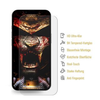 3x 9H Hartglas fr iPhone 13 Pro Max FULL COVER Panzerfolie Displayschutz HD KLAR Panzerglas Schutzglas Schutzfolie
