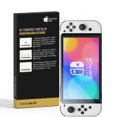6x 9H Panzerglas für Nintendo Switch Oled HD klar echtes Tempered Glass Displayschutz Schutzglas Panzerfolie Schutzfolie Displayglas Screen-Protector