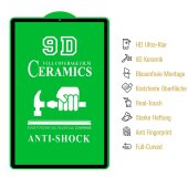 6x 9D Keramik-Glass für Samsung Galaxy Tab S6 FULL COVER 3D KLAR Panzerfolie Displayschutz Schutzfolie Ceramic Screen-Protector