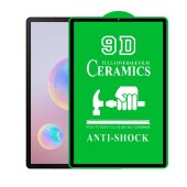 6x 9D Keramik-Glass für Samsung Galaxy Tab S6 FULL COVER 3D KLAR Panzerfolie Displayschutz Schutzfolie Ceramic Screen-Protector