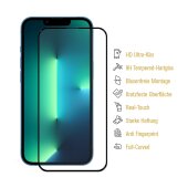 2x 9H Panzerglas für iPhone 13 FULL COVER HD KLAR echtes Tempered Glass Panzerfolie Displayschutz Schutzglas Schutzfolie Screen-Protector