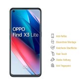 2x Panzerfolie für Oppo Find X3 Lite ANTI-REFLEX Displayschutz Schutzfolie MATT