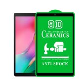 4x 9D Keramik-Glass für Samsung Galaxy Tab A 10.1 FULL COVER 3D KLAR Panzerfolie Displayschutz Schutzfolie Ceramic Screen-Protector