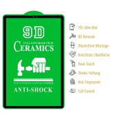 2x 9D Keramik-Glass für Samsung Galaxy Tab S5E FULL COVER 3D KLAR Panzerfolie Displayschutz Schutzfolie Ceramic Screen-Protector