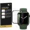 1x Plexiglas für Apple Watch 7/ 8 41mm FULL CURVED Displayschutz Panzerfolie Panzerglas Schutzfolie Schutzglas HD Klar