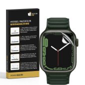 4x HYBRIDGLAS für Apple Watch 7 41mm FULL CURVED...