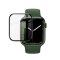 2x Plexiglas für Apple Watch 7/ 8 45mm FULL CURVED Displayschutz Panzerfolie Panzerglas Schutzfolie Schutzglas HD Klar