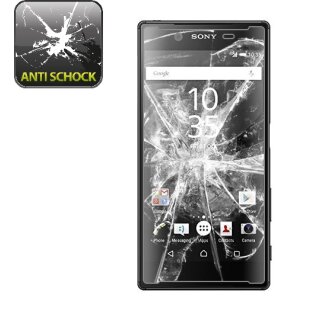 2x Panzerfolie fr Sony Xperia Z5 Premium ANTI-SCHOCK Displayschutzfolie HD KLAR