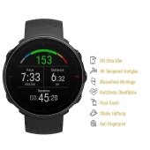 3x 9H Hartglas für Polar Unite Smart Watch Displayschutz Panzerfolie Schutzglas KLAR Panzerglas Schutzfolie