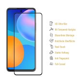 3x 9H Hartglas für Huawei P Smart 2021 FULL COVER Schutzglas Displayschutz Panzerfolie Schutzfolie Panzerglas Displayglas Tempered Glasfolie Sicherheitsglas Echtglas