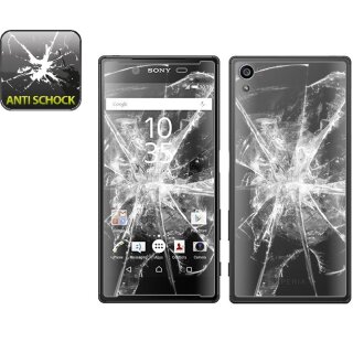 4x Panzerfolie für Sony Xperia Z5 Premium ANTI-SCHOCK Displayschutzfolie KLAR FB