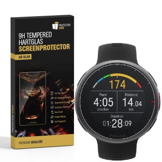 6x 9H Hartglas für Polar Vantage V Smart Watch Displayschutz Panzerfolie Schutzglas KLAR Panzerglas Schutzfolie