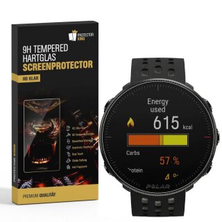 2x 9H Hartglas für Polar Vantage M2 Smart Watch Displayschutz Panzerfolie Schutzglas KLAR Panzerglas Schutzfolie