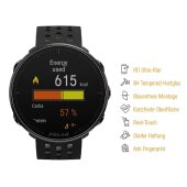 2x 9H Hartglas für Polar Vantage M2 Smart Watch Displayschutz Panzerfolie Schutzglas KLAR Panzerglas Schutzfolie