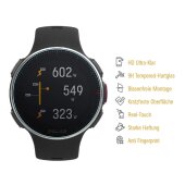 2x 9H Hartglas für Polar Vantage V Titan HR Smart Watch Displayschutz Panzerfolie Schutzglas KLAR Panzerglas Schutzfolie
