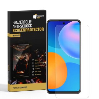 6x Panzerfolie für Huawei P Smart 2021 ANTI-SHOCK Displayschutz Schutzfolie HD KLAR PET