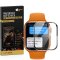 6x Panzerfolie für Apple Watch 7 41mm FULL CURVED Displayschutz Schutzfolie Schwarzer Rand HD KLAR
