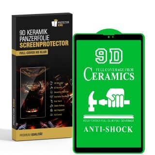 1x 9D Keramik-Glass für Samsung Galaxy Tab A7 Lite FULL COVER 3D KLAR Panzerfolie Displayschutz Schutzfolie Ceramic Screen-Protector