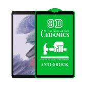 2x 9D Keramik-Glass für Samsung Galaxy Tab A7 Lite FULL COVER 3D KLAR Panzerfolie Displayschutz Schutzfolie Ceramic Screen-Protector