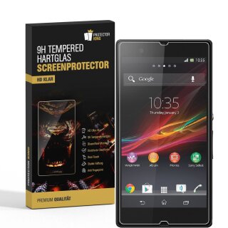 6x 9H Hartglas für Sony Xperia Z Panzerfolie Displayschutz KLAR Panzerglas Schutzglas Schutzfolie