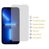 3x 9H Panzerglas für iPhone 13 Pro ANTI-REFLEX MATT Entspiegelt Panzerfolie Displayschutz Schutzglas Schutzfolie