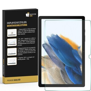 4x Panzerfolie fr Samsung Galaxy Tab A8 10.5 2021 Displayschutz ANTI-SHOCK PET HD KLAR Schutzfolie Kunststoff