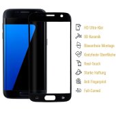 1x 9D Keramik-Glass für Samsung Galaxy S7 Edge FULL COVER 3D KLAR Panzerfolie Displayschutz Schutzfolie Ceramic Screen-Protector