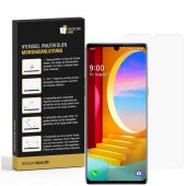 4x Hydrogel-Glass für LG Velvet Selbstheilend für Micro Kratzer 3D KLAR Panzerfolie Displayschutz Schutzfolie Screen-Protector