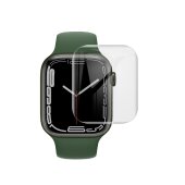 2x Panzerfolie für Apple Watch 7 45mm FULL CURVED Displayschutz Schutzfolie HD KLAR UNZERBRECHLICHEN PET MATERIAL