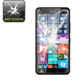2x Panzerfolie fr Lumia 640 ANTI-SCHOCK Displayschutzfolie Displayfolie KLAR