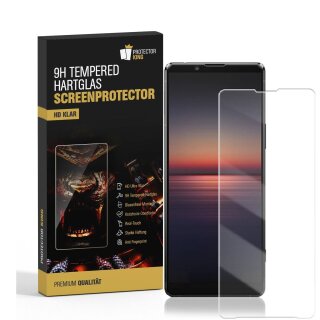 3x 9H Hartglas für Sony Xperia 1 II Panzerfolie Displayschutz Schutzfolie HD KLAR Panzerglas Schutzglas Glasfolie Displayglas