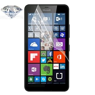 2x Displayschutzfolie fr Lumia 640 Folie Schutzfolie silber Diamant Glitzer HD