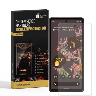6x 9H Panzerglas für Google Pixel 6 Displayschutz Panzerfolie Hartglas Schutzfolie Schutzglas Displayglas Tempered Glasfolie Sicherheitsglas Echtglas