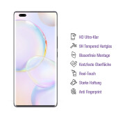 1x 9H Hartglas für Huawei Honor 50 Pro FULL CURVED UV-Liquid Displayschutz Panzerfolie Panzerglas Schutzglas Displayglas Tempered Glasfolie Schutzfolie Sicherheitsglas Echtglas