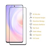 2x 9H Hartglas für Huawei Honor 50 SE FULL COVER Displayschutz Panzerfolie Schutzfolie Panzerglas Schutzglas Displayglas Tempered Glasfolie Sicherheitsglas Echtglas