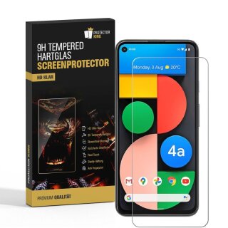 4x 9H Hartglas für Google Pixel 4a 5G Displayschutz Panzerfolie Schutzfolie Panzerglas Schutzglas Displayglas Tempered Glasfolie Sicherheitsglas Echtglas