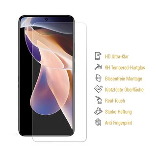 1x 9H Hartglas fr Xiaomi Redmi Note 11 Pro 4G Panzerglas Schutzglas Displayglas Klar Displayschutz Schutzfolie Glasfolie