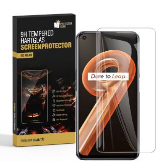 6x 9H Hartglas für Oppo Realme 9 Pro Plus Displayschutz Panzerfolie Schutzfolie Panzerglas Schutzglas Displayglas Tempered Glasfolie Sicherheitsglas Echtglas