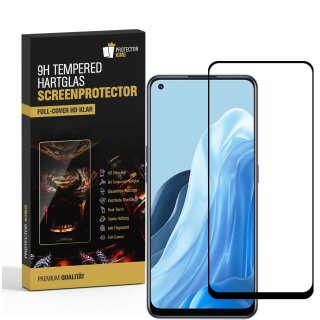 4x 9H Hartglas für Oppo Find X5 Lite FULL COVER Displayschutz Panzerfolie Schutzfolie Panzerglas Schutzglas Displayglas Tempered Glasfolie Sicherheitsglas Echtglas
