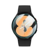 4x 9H Hartglas für Samsung Galaxy Watch 4 44mm Displayschutz Panzerfolie Panzerglas Schutzglas Displayglas Tempered Glasfolie Schutzfolie Sicherheitsglas Echtglas