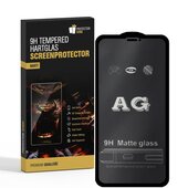 2x Matt 9H Hartglas für iPhone Pro Max FULL COVER...