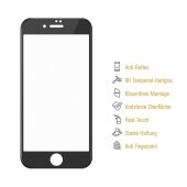 3x Matt 9H Hartglas für iPhone 8 FULL COVER Schutzfolie Schutzglas Displayschutz ANTI-REFLEX Displayglas Panzerglas Glasfolie Tempered Sicherheitsglas Echtglas Panzerfolie