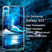 Schutzhülle für Samsung Galaxy S22 Kamera Handyhülle  Case Cover Tasche Transparent Smartphone Bumper ANTI-SHOCK/ ANTI-STOß