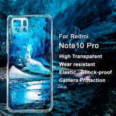 Schutzhülle für Xiaomi Redmi Note 10 Pro China Version Kamera Handyhülle Case Cover Tasche Transparent Smartphone Bumper ANTI-SHOCK/ ANTI-STOß