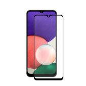 2x 9H Panzerglas für Samsung Galaxy A22 5G FULL COVER Displayschutz Schutzglas Hartglas Schutzfolie Panzerfolie KLAR Tempered echtes Displayglas Glasfolie Displayfolie Folie Transparent