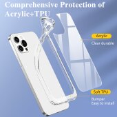 Schutzhülle für iPhone 11 Pro Kamera Case Panzerhülle Handyhülle Cover Tasche Transparent Smartphone Bumper