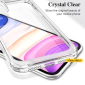 Schutzhülle für iPhone 11 Kamera Case Panzerhülle Handyhülle Cover Tasche Transparent Smartphone Bumper