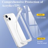 Schutzhülle für iPhone 13 Pro Kamera Case Panzerhülle Handyhülle Cover Tasche Transparent Smartphone Bumper