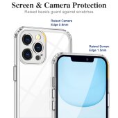 Schutzhülle für iPhone 12 Pro Kamera Case Panzerhülle Handyhülle Cover Tasche Transparent Smartphone Bumper