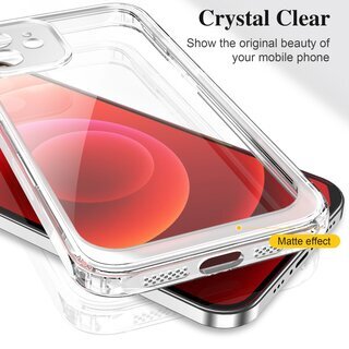 Schutzhlle fr iPhone 12 Mini Kamera Case Panzerhlle Handyhlle Cover Tasche Transparent Smartphone Bumper